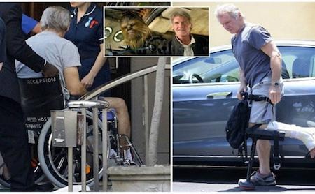 Nhà sản xuất “Star war” bị phạt hơn 43 tỉ đồng vì Harrison Ford - 2 Nam tài tử đã bị thương nghiêm trọng trên phim trường của “Star war 7”