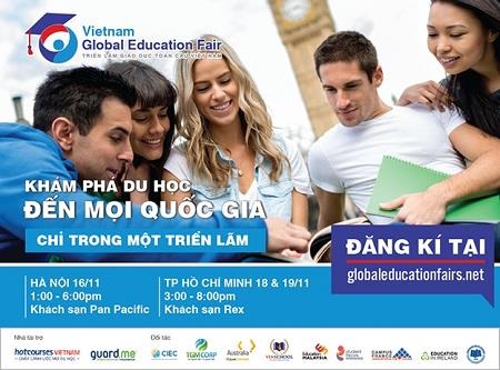 Cơ hội lắng nghe Đại sứ Pháp, Úc, Mỹ và 13 nền giáo dục trên thế giới chia sẻ về du học - 2 Triển lãm với 14 nước tham gia cùng 7 cơ quan chính phủ