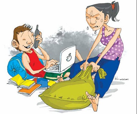 Dạy con tuổi teen, bắt đầu từ đâu? - 3
Yêu thương quá đà khiến trẻ ỷ lại và không có suy nghĩ giúp đỡ cha mẹ (Ảnh: Internet)