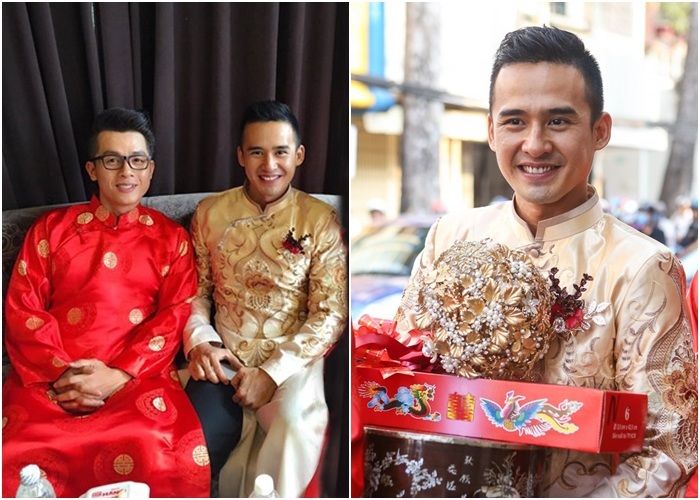 Lương Thế Thành và mối thân tình với Hòa Hiệp - 3
Là anh em chí cốt nên ngày vui của chú rể Lương Thế Thành không thể nào vắng bóng phụ rể Hòa Hiệp.