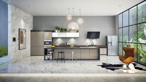 Những chuẩn mực mới cho căn bếp hiện đại - 4 Căn bếp tràn ngập ánh sáng của tác giả Lê Đình Ngọc Đức.