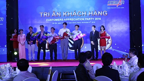 Oristar - 15 năm, một chặng đường - 8 Các khách hàng tiêu biểu của công ty được vinh danh trong sự kiện