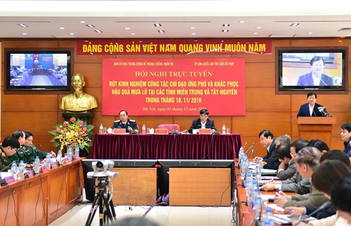 Chỉ 2 đợt mưa lũ, 65 mạng người, trên 7000 tỷ đồng trôi theo dòng nước - 1
Nhiều bài học về ứng phó mưa lũ, thiên tai được rút ra tại hội nghị.