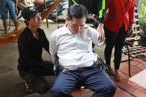 Đối tượng Toại bị bắt tại quá nước