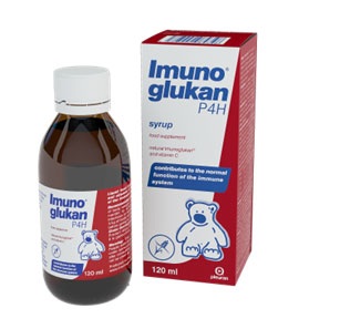 Phòng chống bệnh giao mùa thu đông cho trẻ có sức đề kháng yếu - 4 Chứa beta (1.3/1.6)-D-Glucan hàm lượng cao dạng siro, được bào chế và sản xuất trên công nghệ hiện đại ở Châu Âu, Imunoglukan® chính là giải pháp giúp tăng cường sức đề kháng hiệu quả cho bé, bảo vệ bé khỏi các tác nhân gây bệnh, đặc biệt giúp trẻ giảm nguy cơ mắc bệnh hô hấp thời tiết giao mùa.