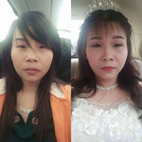 Cô dâu 23 tuổi sau make up già chát như cụ bà 73 gây sửng sốt - 1
Cô dâu 23 tuổi sau khi phù phép make up thành cụ bà 73 tuổi khiến cộng đồng mạng xôn xao.