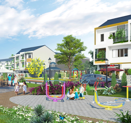 Thiên đường sống của người thành đạt - 4
Sắc màu cuộc sống luôn ngập tràn trong từng góc nhỏ
