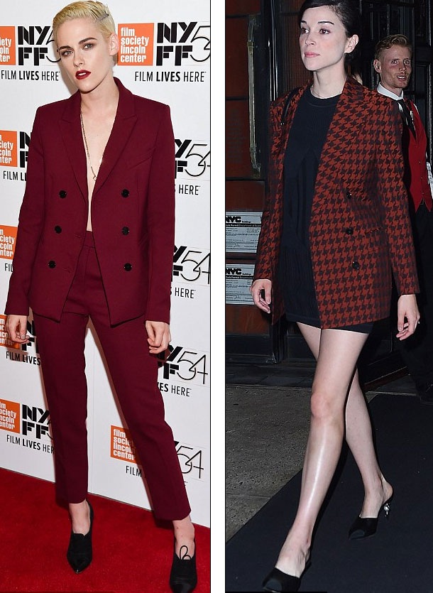 Kristen Stewart nhuộm tóc vàng rực và xuất hiện cùng bạn gái mới - 10
Trước đó, hai người mặc đồ cùng màu khi tham dự buổi ra mắt một bộ phim ở liên hoan phim New York.
