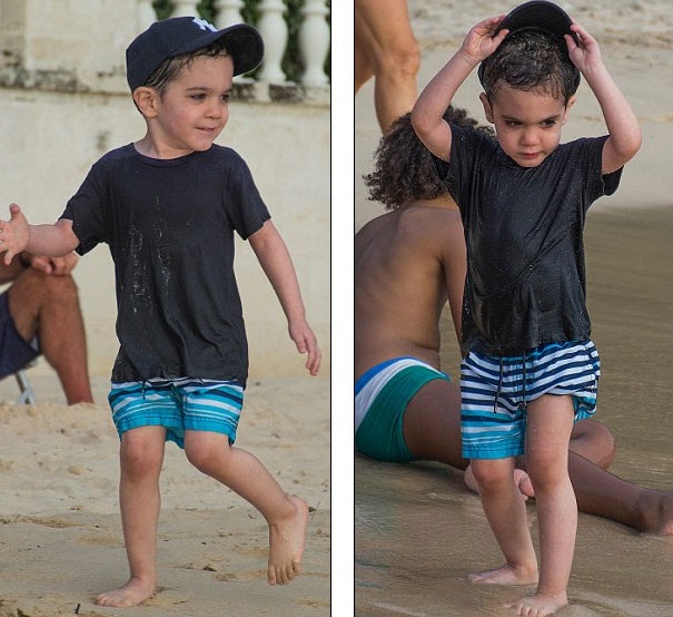 Simon Cowell rạng ngời hạnh phúc bên bạn gái trẻ đẹp - 14
Cậu con trai 2 tuổi Eric là kết quả tình yêu giữa Lauren và Simon.