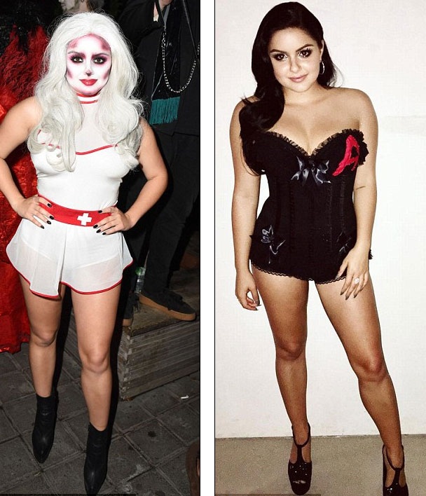 Vẻ bốc lửa của mỹ nhân tuổi 18 - 8
Ariel vừa đón Halloween bên bạn bè và người thân. Người đẹp lựa chọn phong cách gợi cảm cho những bộ cánh hóa trang của mình.