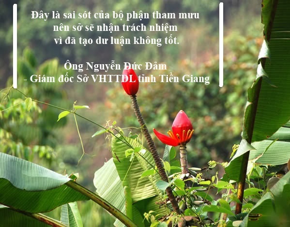 Cấm hát “Màu hoa đỏ” và một tuần “nổi sóng” - 1 Xem thêm: Sở Văn hoá Tiền Giang nhận sai sót và xin lỗi gia đình cố nhạc sĩ Thuận Yến