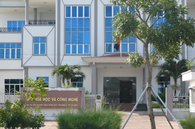 Đề nghị kiểm điểm Giám đốc Sở Khoa học & Công nghệ Cà Mau - 1 Sở Khoa học & Công nghệ tỉnh Cà Mau, nơi để xảy ra nhiều sai phạm về tài chính.