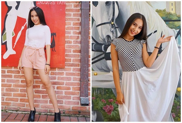 Sơn Hồ Bảo Trâm đầy cá tính, mặc chiếc váy mẹ tự may cho phần thi tài năng