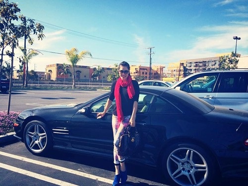 Gia đình Thu Phương có khá nhiều ô tô.