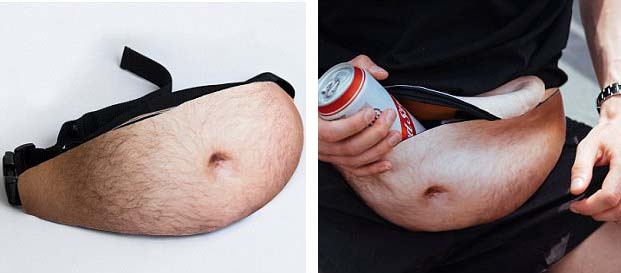 Chiếc túi bụng tiện dụng thường dùng cho nam giới khi đi dã ngoại hoặc vận động ngoài trời. Dù vậy, trước đây hầu như chưa có mẫu túi bụng nào gây choáng như mẫu túi vừa được nhà thiết kế Albert Pukies tung ra.