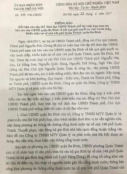 Vụ 146 Quán Thánh: 80.000 bạn đọc Dân trí lên tiếng về phương án giải cứu dân! - 1 Vụ 146 Quán Thánh: 80.000 bạn đọc Dân trí lên tiếng về phương án giải cứu dân! - 1