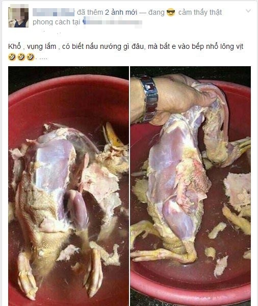 Cười nghiêng ngả với những món ăn "bá đạo" của nàng dâu ra mắt mẹ chồng - 6 Nhổ lông vịt “bá đạo” khiến nhiều người được phen cười vỡ bụng
