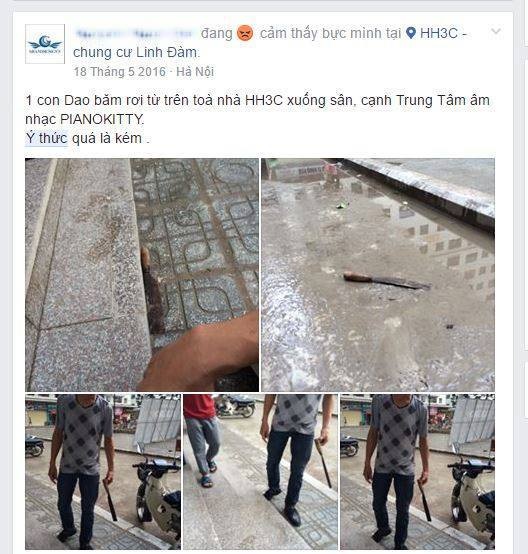 "Sốc" với văn hóa chung cư: Từ vứt rác bừa bãi đến... đại tiện ngoài hành lang - 2 Rác thải, thậm chí cả dao, chày giã thịt cũng được nhiều người tiện tay vứt luôn qua ban công cửa sổ chung cư