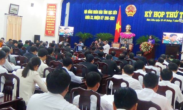 Tham nhũng "vặt" còn diễn ra ở nhiều nơi - 1 Kỳ họp lần thứ 4 - HĐND tỉnh Bạc Liêu khóa IX diễn ra từ ngày 13-14/7.