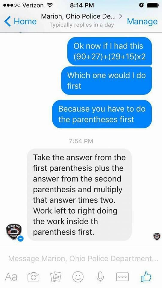 Bất ngờ khi cảnh sát Mỹ giúp học sinh giải toán qua Facebook Messenger - 3