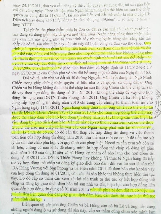 Cà Mau: "Bỏ quên” nhiều chi tiết quan trọng, Toà cấp sơ thẩm vẫn tuyên án! - 1 Bản án phúc thẩm của TAND tỉnh Cà Mau thể hiện, tòa cấp sơ thẩm đã “bỏ quên” nhiều chi tiết quan trọng.