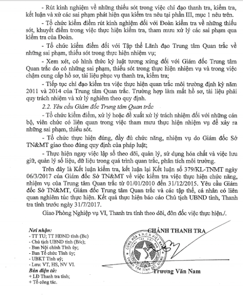 Đấu thầu tài sản công kiểu “làm xiếc”, kết luận hàng loạt sai phạm nhưng... không xử lý? - 2
Thanh tra tỉnh Bắc Giang kết luận hàng loạt sai phạm tại Trung tâm quan trắc đấu thầu lạ, tạo “bùa hộ mệnh” cho doanh nghiệp.