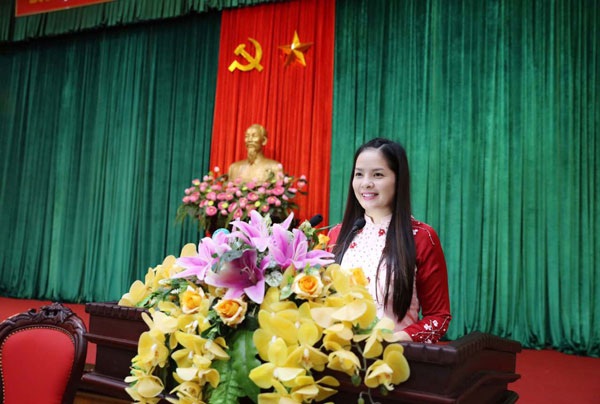 Chị Hoàng Thanh Tú – TGĐ Công ty TNHH Thương mại và Dịch vụ Hoàng Gia Việt Nam.