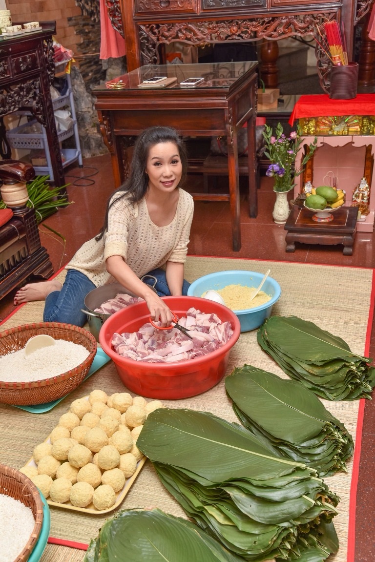 Vị khách đặc biệt của gia đình Á hậu Trịnh Kim Chi trong ngày cuối năm - Ảnh 5. Vị khách đặc biệt của gia đình Á hậu Trịnh Kim Chi trong ngày cuối năm - Ảnh 5.