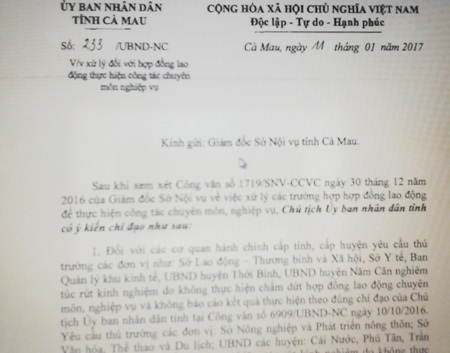 "Phớt lờ" "lệnh" của Chủ tịch tỉnh, nhiều lãnh đạo Sở bị yêu cầu rút kinh nghiệm - 1 "Phớt lờ" "lệnh" của Chủ tịch tỉnh, nhiều lãnh đạo Sở bị yêu cầu rút kinh nghiệm - 1