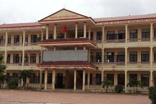 Kế toán nhà trường “cắm” hàng loạt sổ bảo hiểm của cán bộ, giáo viên đầu thú - 1 Trường THCS Hồng Phong nơi xảy ra vụ việc (ảnh CTV)