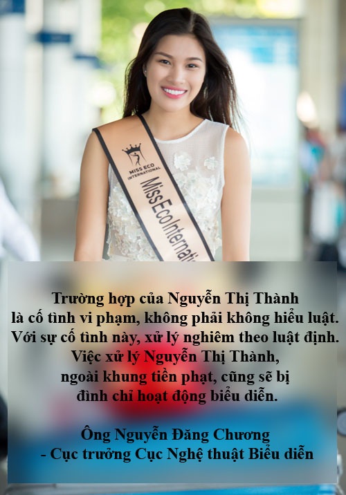 Phạt người đẹp thi “chui” và chuyện “cá lớn - cá bé” trong showbiz Việt - 1 Xem thêm: Người đẹp Nguyễn Thị Thành chỉ bị phạt 22,5 triệu là chưa đủ sức răn đe?