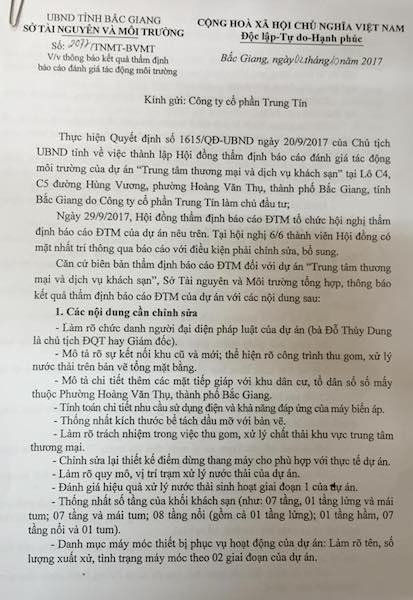 Khó hiểu hàng loạt dự án bất chấp pháp luật về môi trường "lọt lưới" tại Bắc Giang - 2 Khó hiểu hàng loạt dự án bất chấp pháp luật về môi trường "lọt lưới" tại Bắc Giang - 2