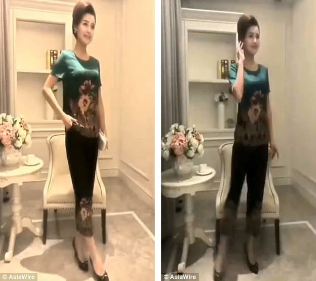 Chóng mặt xem người mẫu đổi dáng tốc độ… 1 giây - 1 Người mẫu thời trang online này hẳn đã có kinh nghiệm lâu năm đến mức có thể đổi dáng với tốc độ 1 giây.