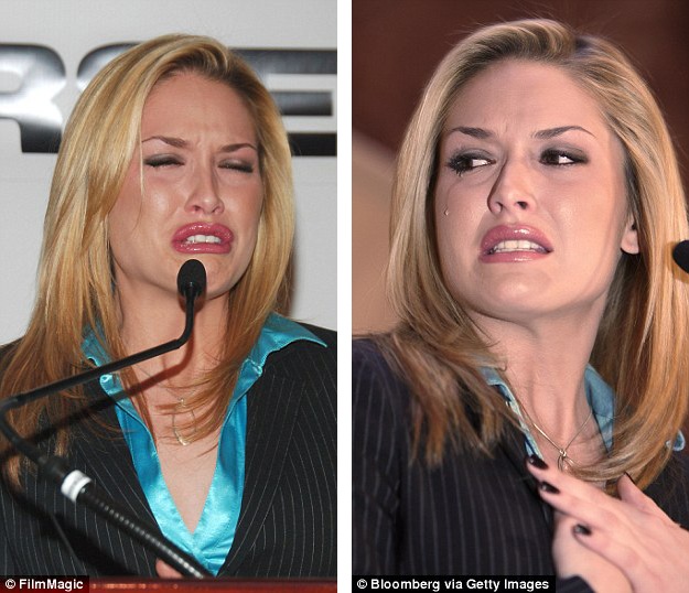 Cựu Hoa hậu Mỹ cảm ơn ông Trump vì đã “cứu vớt cuộc đời” - 3 Tara Conner tại cuộc họp báo gây chấn động dư luận Mỹ hồi năm 2006 khi cô thừa nhận mình bị nghiện và sẽ vào trung tâm cai nghiện sau đó.