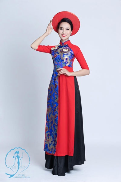 "Bản sao" Á hậu Hoàng Anh lọt Top 10 Hoa hậu Đại Dương - 5 Nguyễn Thu Huyền (19 tuổi), đến từ Hà Nam gây ấn tượng khi lại yêu thích ngành điện lực.