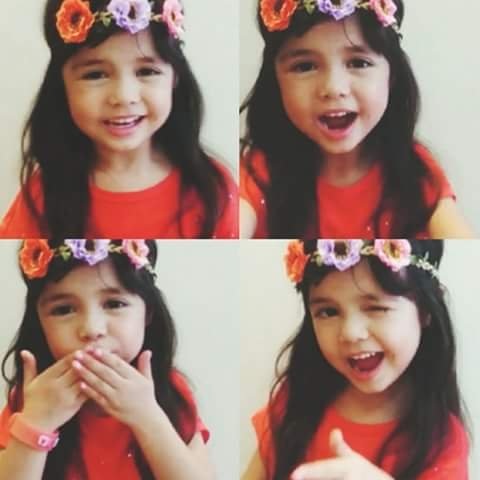British girl Xia Vigor is currently a very popular child star on Philippine television.