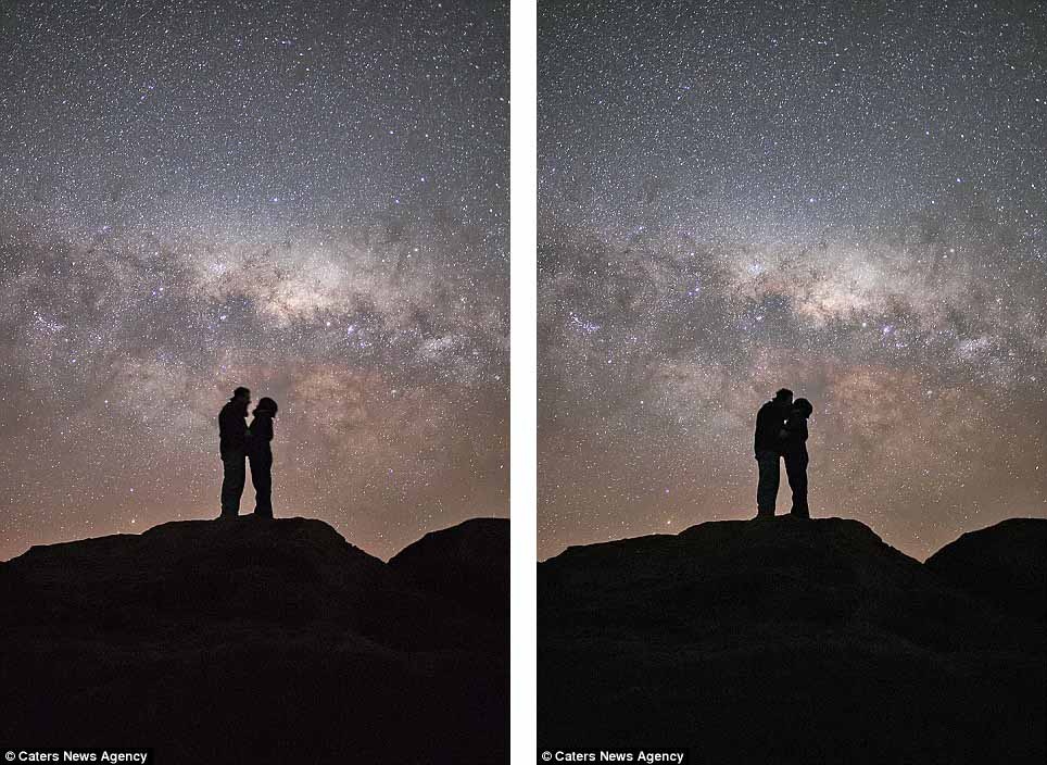 Khoảnh khắc cầu hôn kỳ diệu nhất dưới dải Ngân Hà - Ảnh 2. Khoảnh khắc cầu hôn kỳ diệu nhất dưới dải Ngân Hà - Ảnh 2.