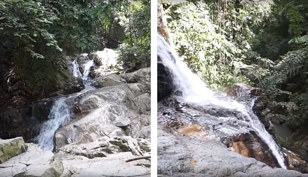 Nam diễn viên gặp nạn trong rừng may mắn sống sót - 7 Thác Khun Si trên đảo Koh Samui, nơi Paul bị ngã xuống.