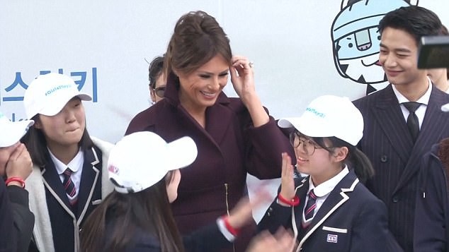 Toàn bộ tình huống khiến bà Melania thấy hài hước thú vị.