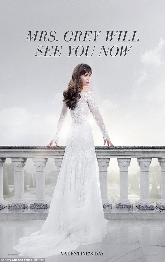 “50 sắc thái” phần cuối tung trailer đúng sinh nhật nhân vật Anastasia - 9 Ana trong bộ váy cưới cô dâu của phần 3.