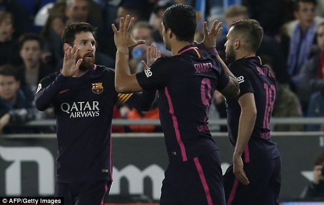
Barcelona tiếp tục dẫn đầu La Liga sau vòng 35
