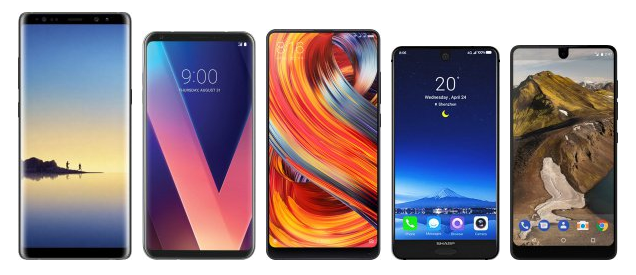 Chi tiết tưởng như không hoàn hảo trên iPhone X nhưng lại là "thuyết âm mưu" của Apple - 4 Màn hình tràn viền là xu thế của smartphone trong năm 2017.