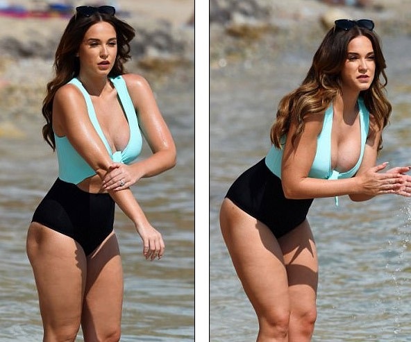Vicky Pattison cuốn hút trên bãi biển - 5
Gần đây cô được biết tới qua show truyền hình Im a Celebrity: Extra Camp