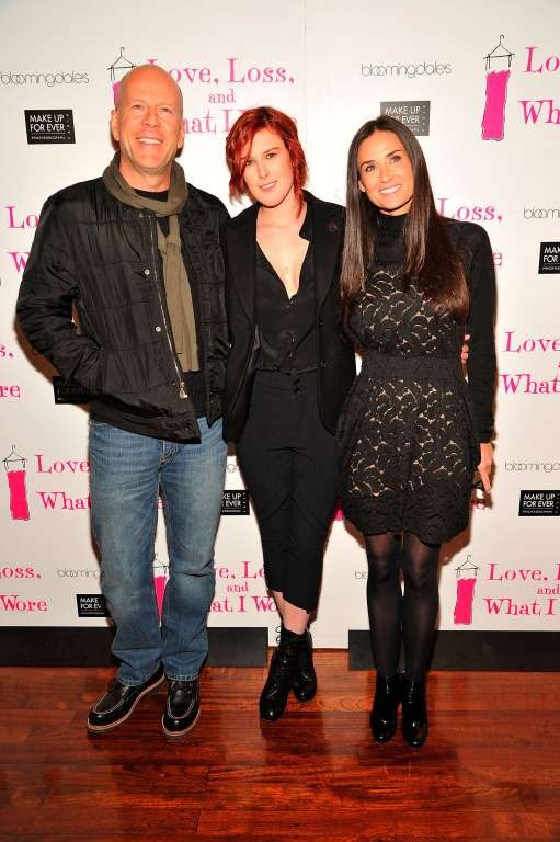 Khi “con sao” sững sờ nhận ra cha mẹ mình là… sao - 5 Cặp đôi diễn viên Bruce Willis - Demi Moore và con gái Rumer Willis