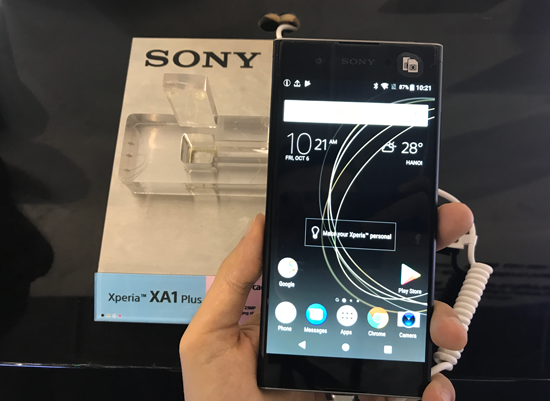Sony Show 2017 hút khách nhờ loạt sản phẩm công nghệ ấn tượng - 4 Sony Xperia XA1 Plus hướng đến trải nghiệm vừa tầm trong phân khúc tầm trung.