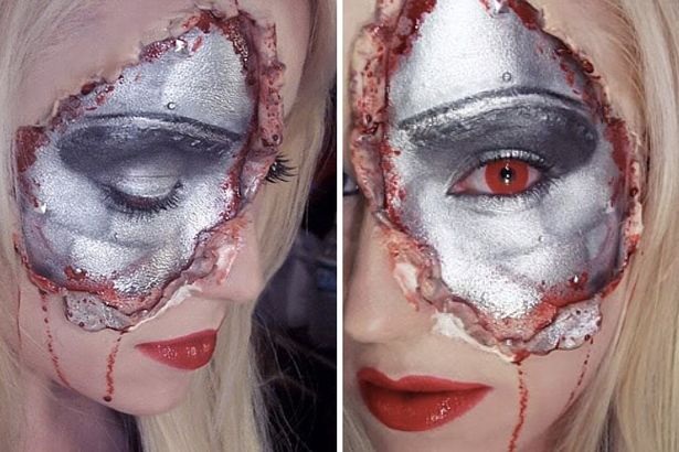 Những ý tưởng trang điểm kinh dị cho ngày lễ Halloween - 8 Những ý tưởng trang điểm kinh dị cho ngày lễ Halloween - 8