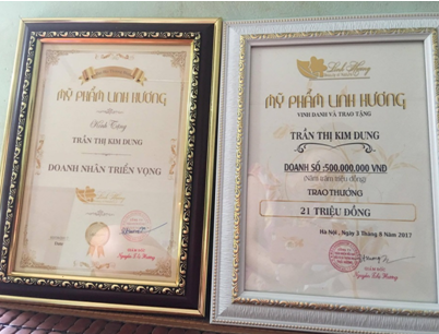 Trần Thị Kim Dung - Cô gái tuổi 20 chia sẻ những ước mơ của tuổi trẻ - 5 Giấy khen và phần thưởng Dung đã đạt được trong tháng 8/2017
