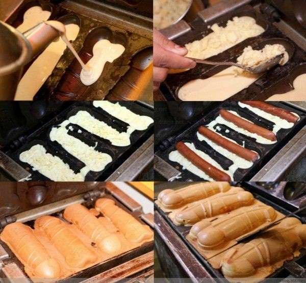Du khách thích thú với bánh "hình nhạy cảm" ở Đài Loan - 3 Khuôn làm bánh nhân mặn và nhân ngọt