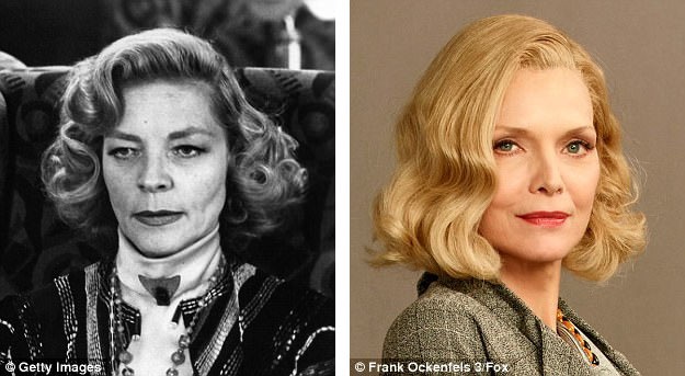 Nữ diễn viên Lauren Bacall (trái) từng vào vai người phụ nữ Mỹ lẩm cẩm nhưng vui tính - Caroline Hubbard. Lần này, vai diễn do Michelle Pfeiffer đảm nhận.
