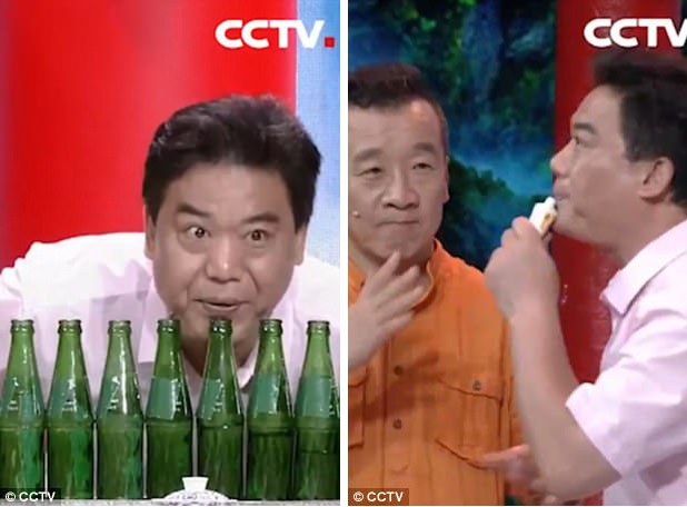 Anh Nan có thể chơi được những đoạn nhạc thú vị từ các chai thủy tinh và tuýp kem đánh răng.